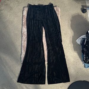 Zara funky pants, zip up